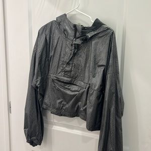 Free people movement cropped rain jacket